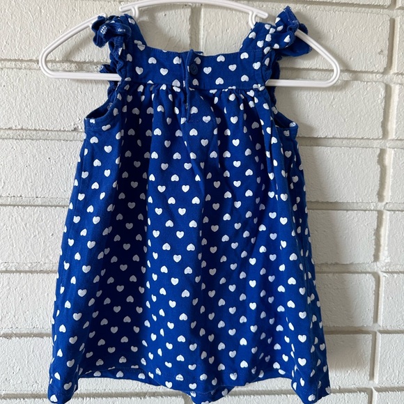 Blue Polka Dot Butterfly Dress - Picture 3 of 5